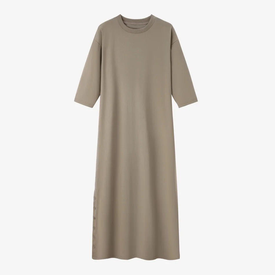 AS SS26 oversize loose T-shirt dress + V neck T-shirt  + skirt  set casual style  woman clothes