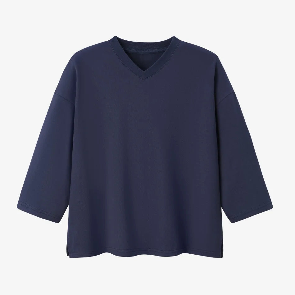AS SS26 oversize loose T-shirt dress + V neck T-shirt  + skirt  set casual style  woman clothes