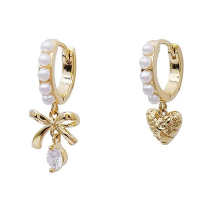 2026 New Women Earrings Alloy Gold Plated Orange Flower Drop Earrings Fashion Cute Sweet Jewelry For Daily Casual Party