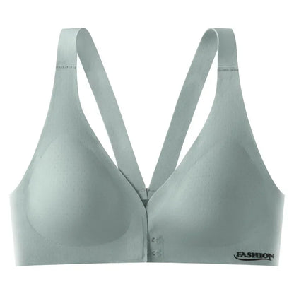 Plus Size Bra Front Buckle Adjustable Underwear Sexy Beautiful Back Comfortable Gathered Breasts Breathable Sports Bra