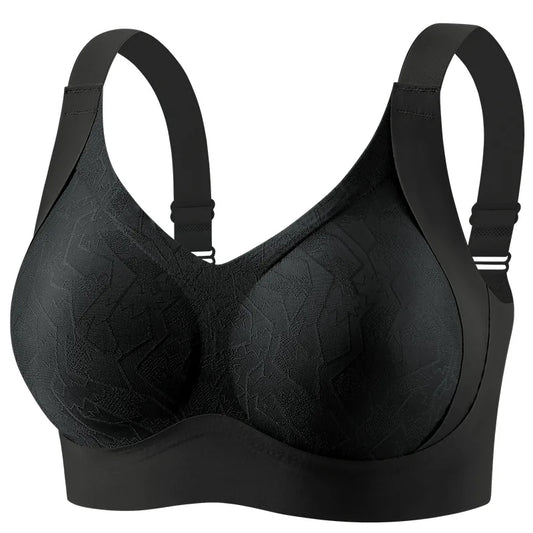 Brassiere Lady Shaping Bra Women's Bra Large Bust Minimizing Effect Anti-Sagging Plus Size Shaping Seamless Side Support Girl