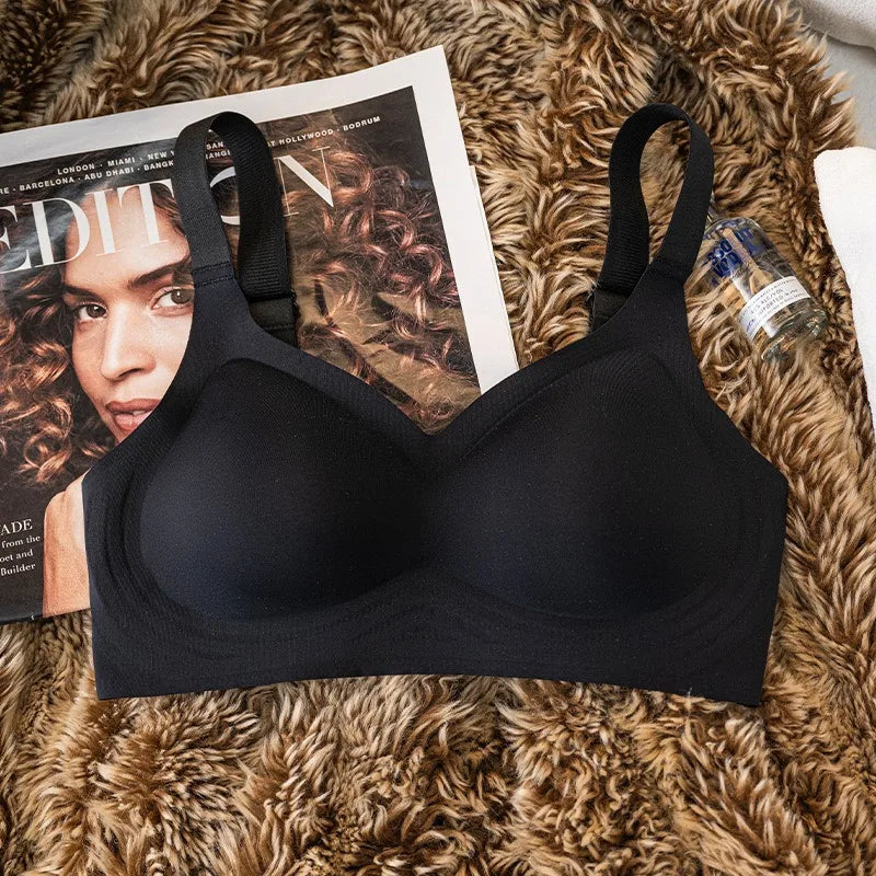 Push-Up Seamless Bras For Women Plus Size Bra Non-wire Wide Adjustable Straps Underwear Sexy Lingerie Comfort Intimates M-3XL