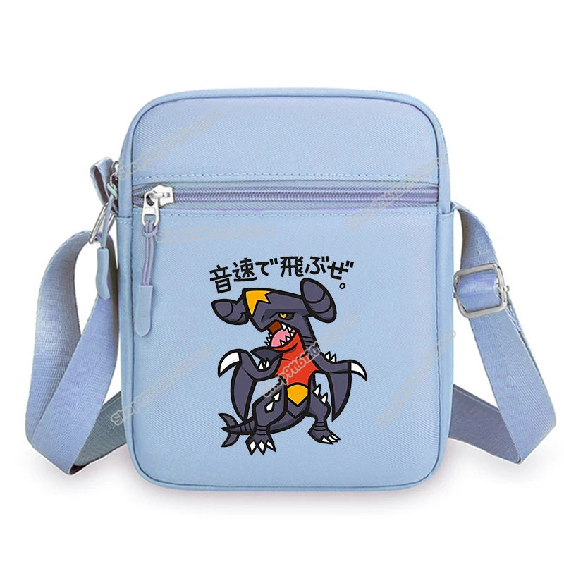 Anime Pokemons Leafeon Shoulder Bag Venusaur Raichu Cubone Waist Packs Dragonite Glaceon Crossbody Phone Pouch Boy Girl Satchel