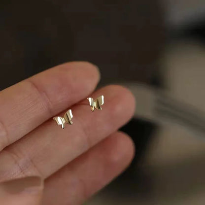 Cute Star Beads Tassel Stud Earrings Women Gold Plated Small Fresh Jewelry Zircon Earrings
