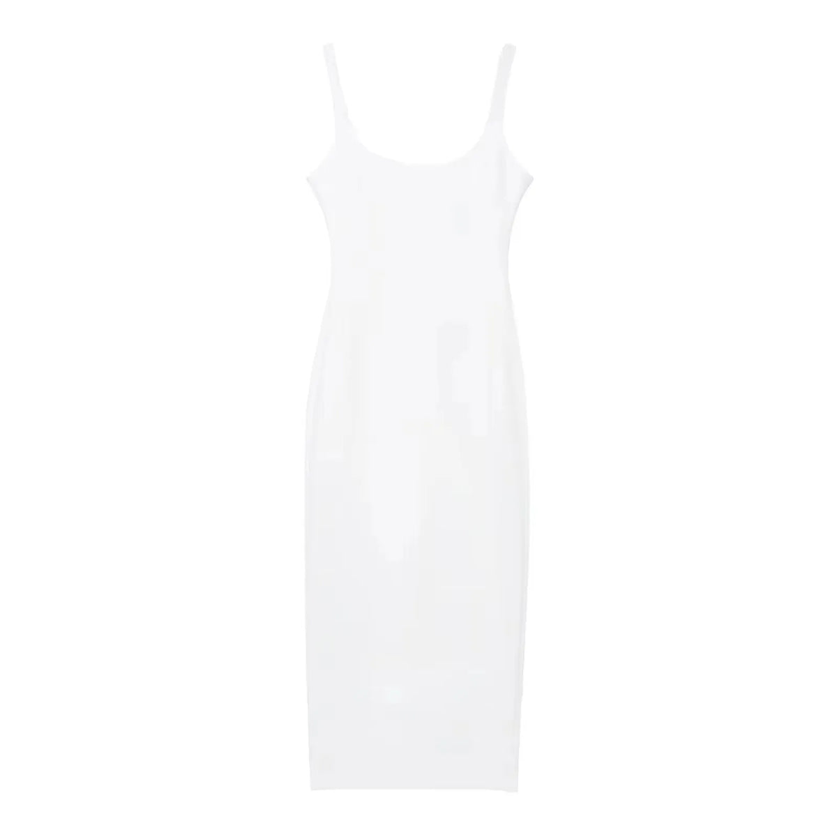 HH Womens Bodycon Trendy Midi Dress Square Neck Slim Sleeveless Dresses For Woman Daily Date Night Party Casual Evening Dress