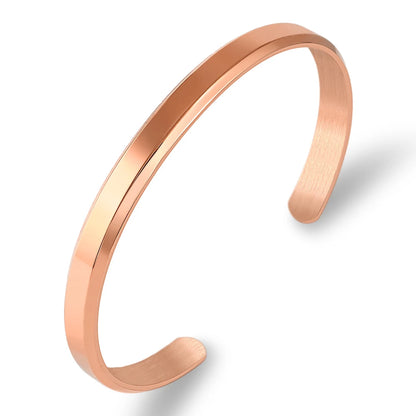 Zalman Romantic Pearl Bangles Set for Women Stainless Steel Gold Jewelry Accessories