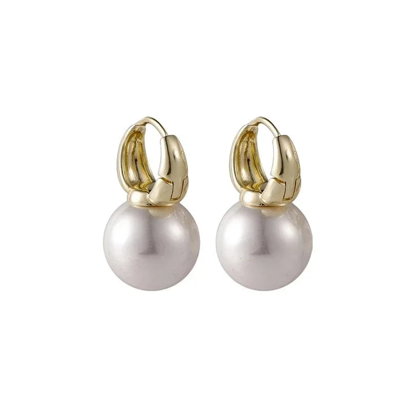 Fashion Wedding Jewelry Earrings, Silver Pearl Earrings, Minimalist Style, Women's Earrings, The First Choice For Giving Gifts