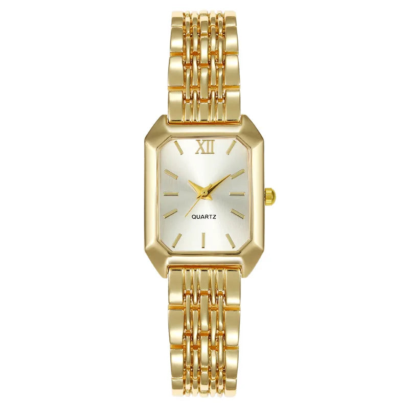 New Gold Watches for Women Ladies Wristwatch Gold Quartz Minimalist Watch Gift