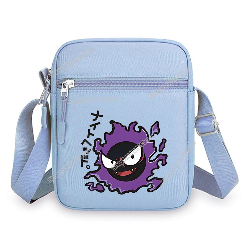 Anime Pokemons Leafeon Shoulder Bag Venusaur Raichu Cubone Waist Packs Dragonite Glaceon Crossbody Phone Pouch Boy Girl Satchel