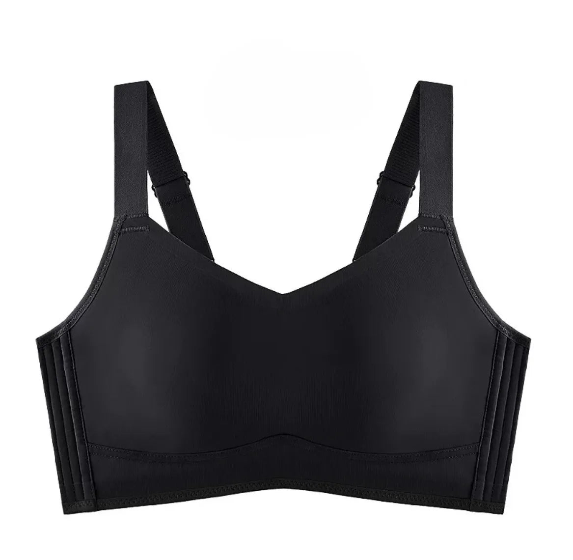 Brelira Bras For Women Full Coverage Minimizer Bra Anti-Sagging Side Smoothing Wireless Seamless Support Wide Band