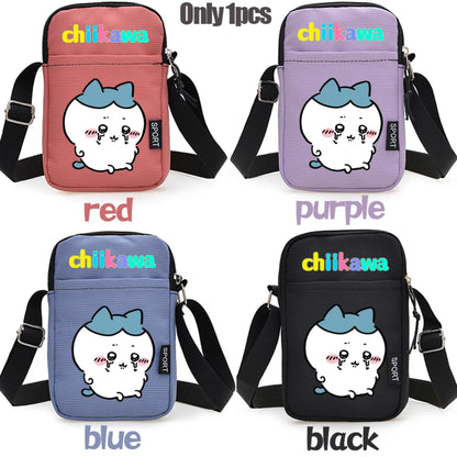 Nanka Chiisakute Kawaii Yatsu Zipper Handbag Wallet Purse Chiikawa Storage Candy Bag Hachiware Usagi Shoulder Bag Birthday Gift