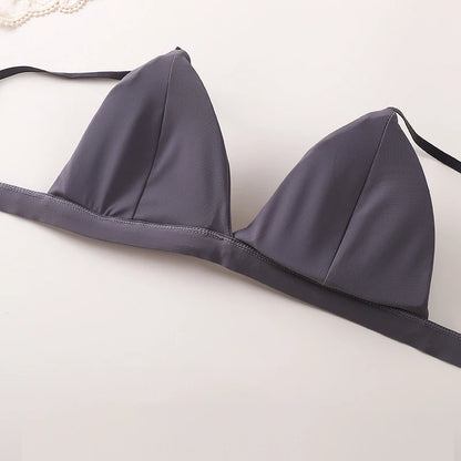 Women'S Bra Push-Up Bralette Solid Color Bras Seamless Wire-Free Brassiere Sexy Lingerie Simple Underwear For Female Girls