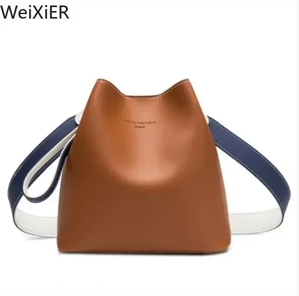 Fashionable Purses Bucket Bag Women PU Leather Shoulder Bags Brand Designer Ladies Crossbody Messenger Bags Totes Designer Bag