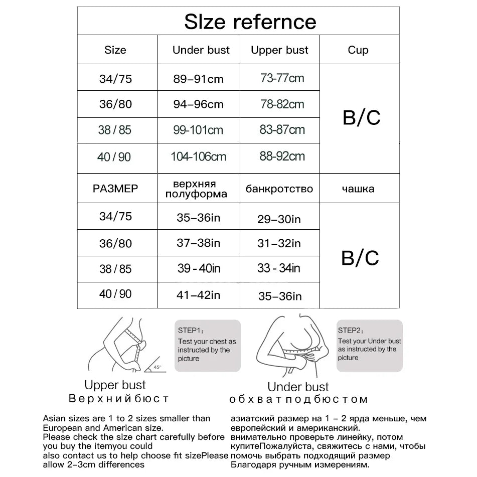 Plus Size Thin Lace Push Up Bras 8 Colors 34-40 B/C Cup Hollow Out Bra Women Soft Breathable Lingerie