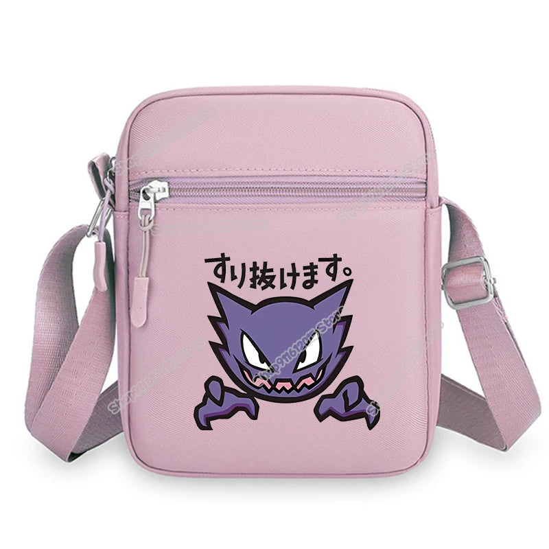 Anime Pokemons Leafeon Shoulder Bag Venusaur Raichu Cubone Waist Packs Dragonite Glaceon Crossbody Phone Pouch Boy Girl Satchel