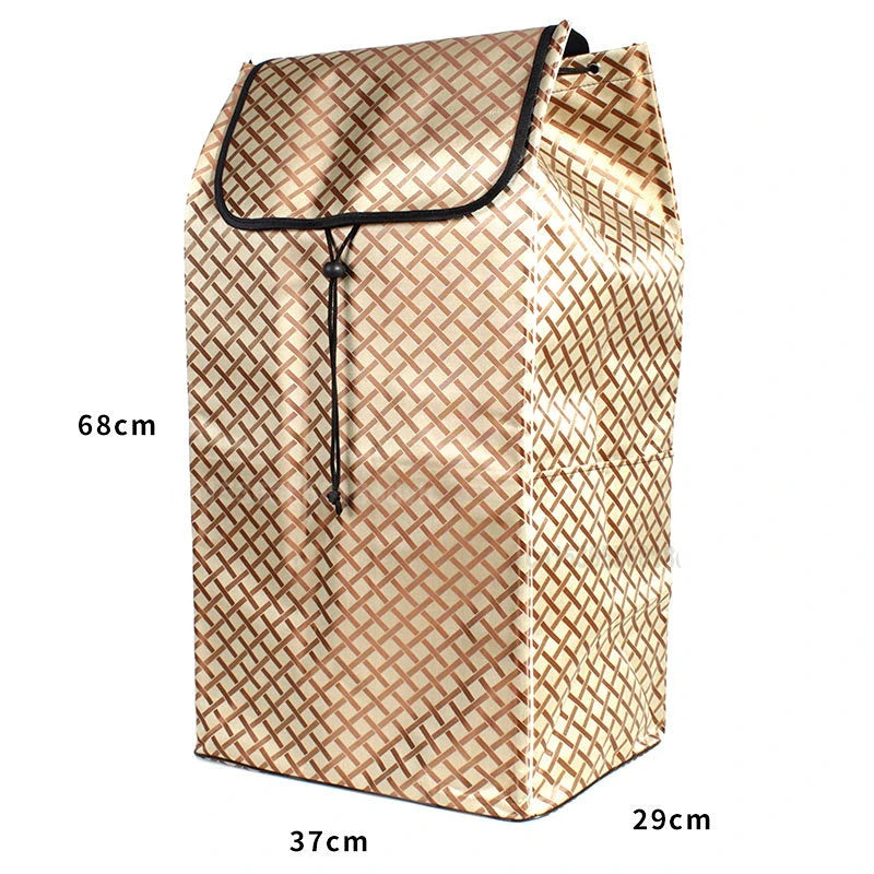 Shopping Bags for Trolley Cart Shopping Cart Woman Carrier Basket Trailer Portable Cart Large Storage Bags Foldable Handbag